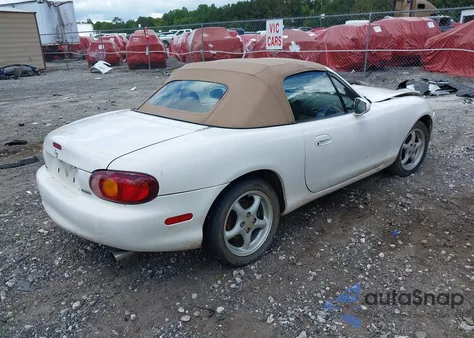 1999 Mazda Mx-5 Miata Leather Pkg/Popular Equipment Pkg/Sports Pkg/Touring Pkg from USA, damaged, VIN JM1NB3537X0106007